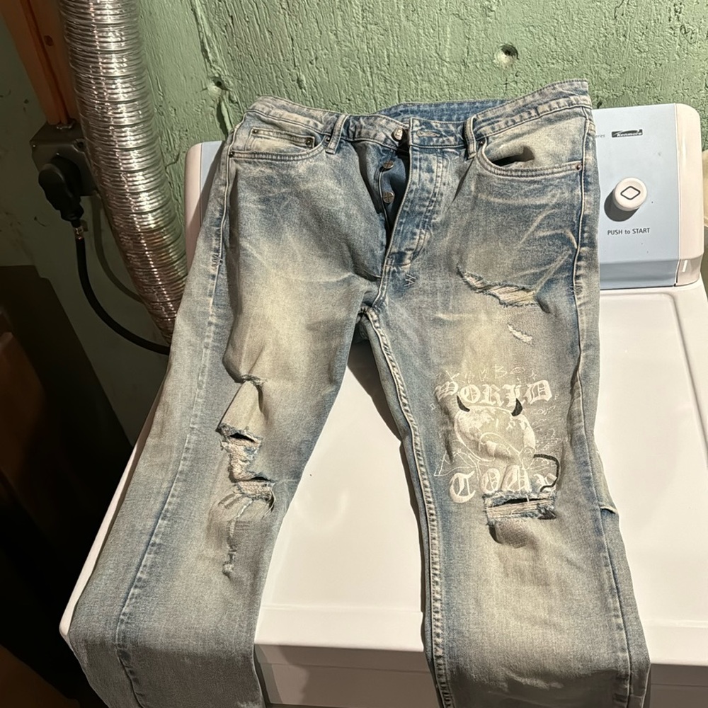 Light color ksubi jeans men’s sz 34